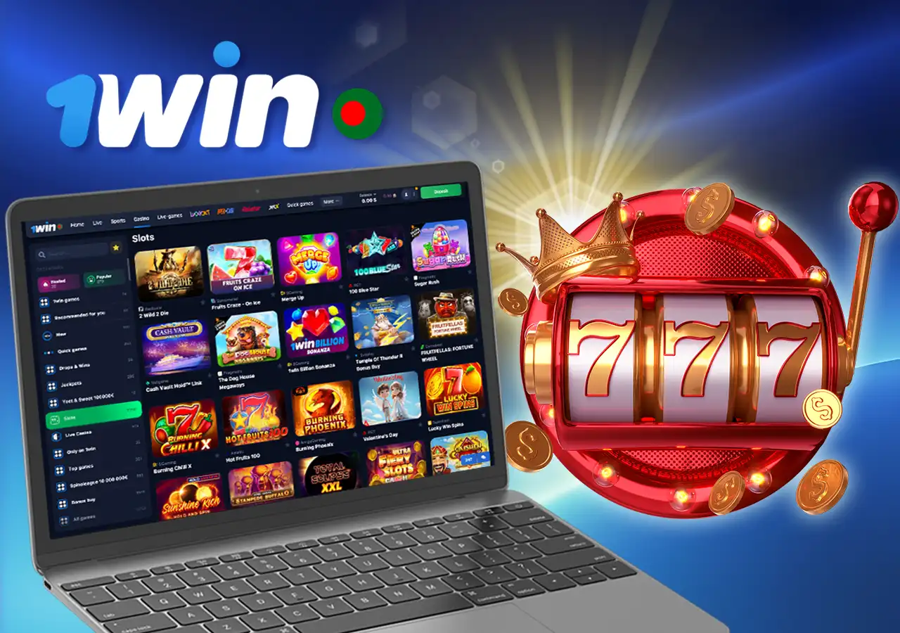 Lots of online slot machines with different mechanics, additional prizes and great design