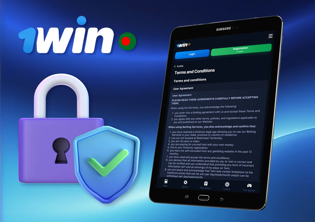The 1Win platform has a valid license and takes care of the security of player data