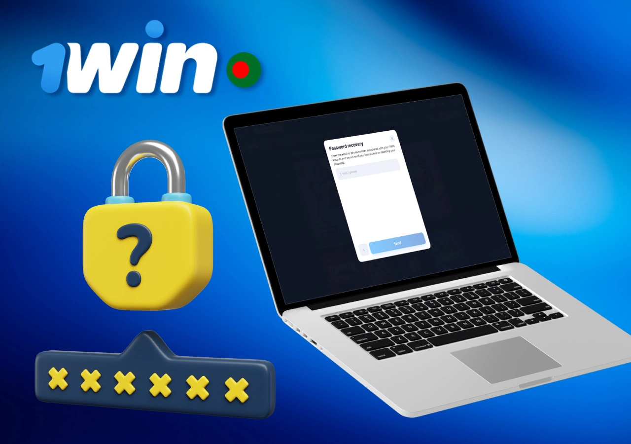 1Win account password recovery process